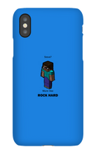 Rock hard iPhone Phone Cases