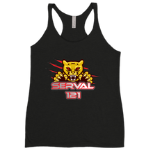 SERVAL121- tanktop-women-racerback Red logo