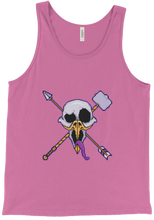 Hammer and Arrow Tanks with Purple Border