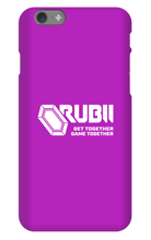 Rubii iPhone Phone Cases (white logo)