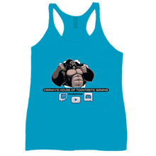 Mrs. Cranky Primal's tanktop-women-racerback