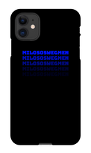 MILOSOSWEGMEN Iphone case (Blue)