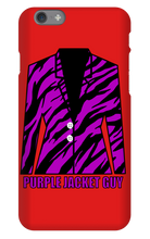purple_jacket_guy iPhone Phone Cases