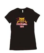 SERVAL121- tshirt-women Red logo