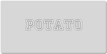 POTATO XXL Gaming Mousepad