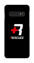 RESCUEE Samsung Phone Case White and Red Logo