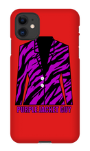 purple_jacket_guy iPhone Phone Cases
