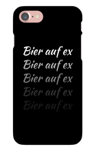 Bier auf ex Handyhülle IPhone Schwarz