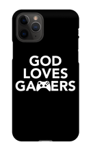 God Loves Gamers iPhone Case