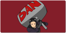 Kopasz BAN emoteos Gaming Egérpad