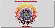 deskmat love and protection blk