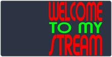Welcome to my Stream deskmat