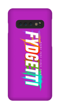 FYDGETTI White Text Design Samsung Phone Case