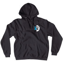 Hoodie-Pullover (White side circle)