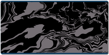 Grey and black twirl  XXL Gaming Mousepad
