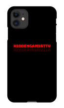 H1ddenGam3rTTV Text iPhone Case