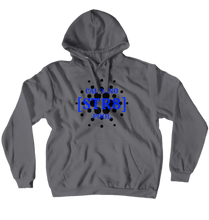 str8 blue on black Hoodies (No-Zip/Pullover)