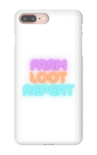 Farm Loot Repeat iPhone Cases