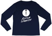 Flash Sphere White Logo Long Sleeved Tee