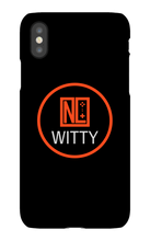 NLWITTY Circle Logo iPhone Phone Case - Black