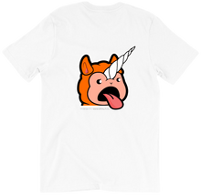 E1nhornlama T-Shirt Logo auf Rücken