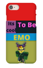 Its Cool To Be EMO iPhone Case(Color Bright  FTX)