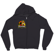 zip-up-hoodie Quacker sword logo