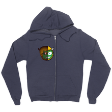 grinnydinotuber Zip Up Hoodie