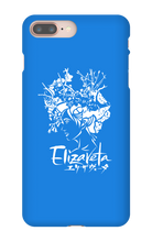 Elizaveta iPhone Cases (White On Color)