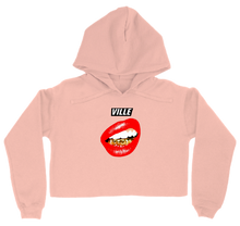 Women's "VILLE" Crop Top Hoodie