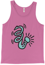 Blue loopy Tank Top