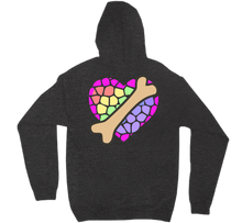 Rainbowne Heart Hoodies Back Print