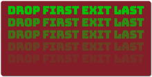 yaguymike  Drop First Exit LastXXL Gaming Mousepad