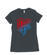 Women's Tee - Red/Blue