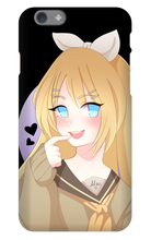 miko_ribbit iPhone Phone Cases (art by dellelone)