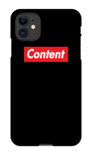 Pure content iPhone Phone Cases