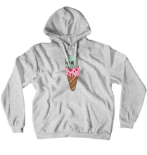 Mint Strawberry Ice Scream Hoodie