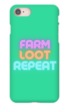 Farm Loot Repeat iPhone Cases