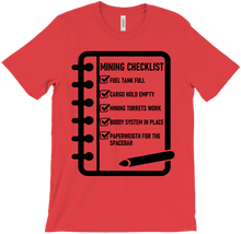 CHECKLIST BLACK FONT T-Shirts