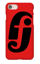 drumfacejames iPhone Case (Black Logo)