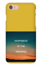 Happiness is the meaning iPhone Cases