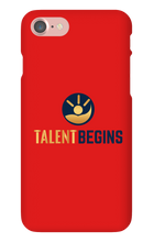 Talent Begins iPhone Case