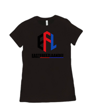T-Shirt Frau EFL Schwarz/Rot/Blau