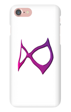 Liza Hardy iPhone Phone Cases Purple Logo