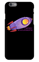 Nerdy Excursions Rocket iPhone Phone Cases