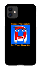 Fuzzee Tutorials Logo w/ Text iPhone Cases