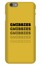 Gwibbies Tekst | Iphone case