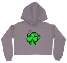Cacti Lady Crop Hoodie