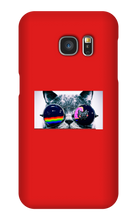 red case with derp cat glass