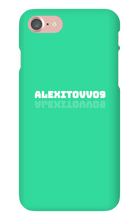 alexitovv09 iPhone texto blanco